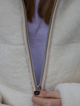 Light Slate Gray Vail Shearling Puffer vail-shearling-puffer Coat Small,Medium,Large L.Cuppini