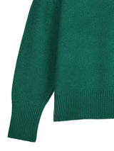 Dark Slate Gray The Sweetheart Sweater Forrest Green the-sweetheart-sweater-green Top L.Cuppini