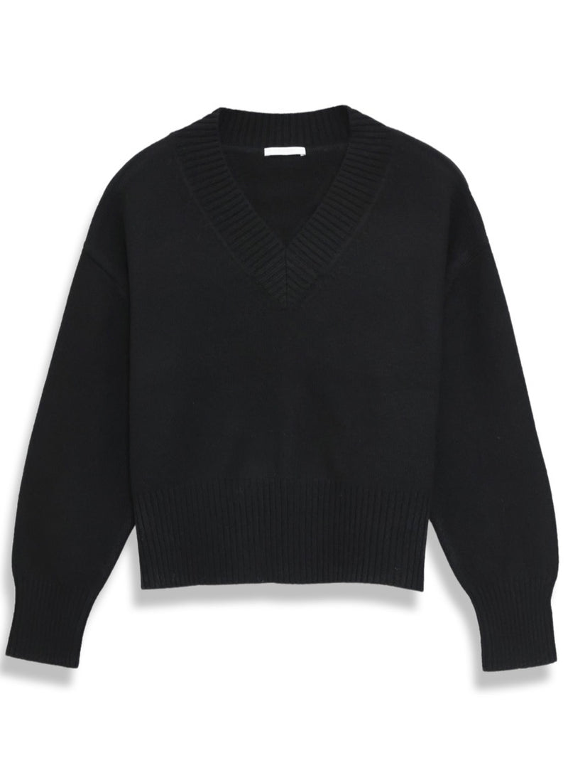 Black April Cashmere Sweater Black april-cashmere-sweater-black Top L.Cuppini