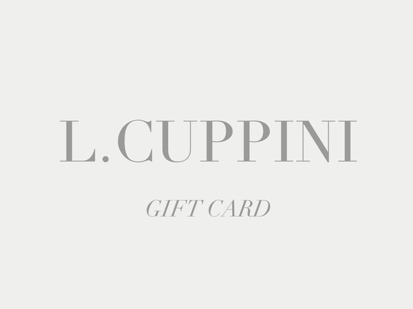 Lavender L.CUPPINI gift card l-cuppini-gift-card £100.00,£300.00,£500.00,£1,000.00 L.Cuppini