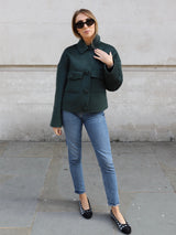 Dark Gray London Cashmere Jacket Green london-cashmere-jacket-green Coat XS-S / Emerald Green,S-M / Emerald Green,L-XL / Emerald Green L.Cuppini