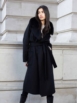 Gray Camila Coat Black camila-coat-black Coat XS-S / Black,M-L / Black L.Cuppini