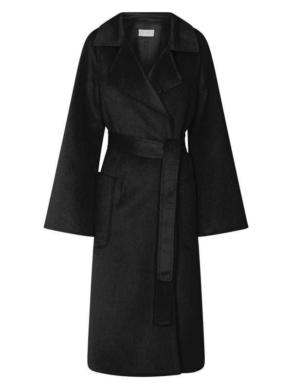 Black Furless Camila Cashmere Black Coat furless-camila-cashmere-black-coat Coat Extra Small - Small / Black,Medium - Large / Black L.Cuppini