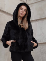 Black Hooded Alexandra Coat Black hooded-black-alexandra-mink-coat Coat Extra Small / Black,Small / Black,Medium / Black,Large / Black,Extra Large / Black L.Cuppini