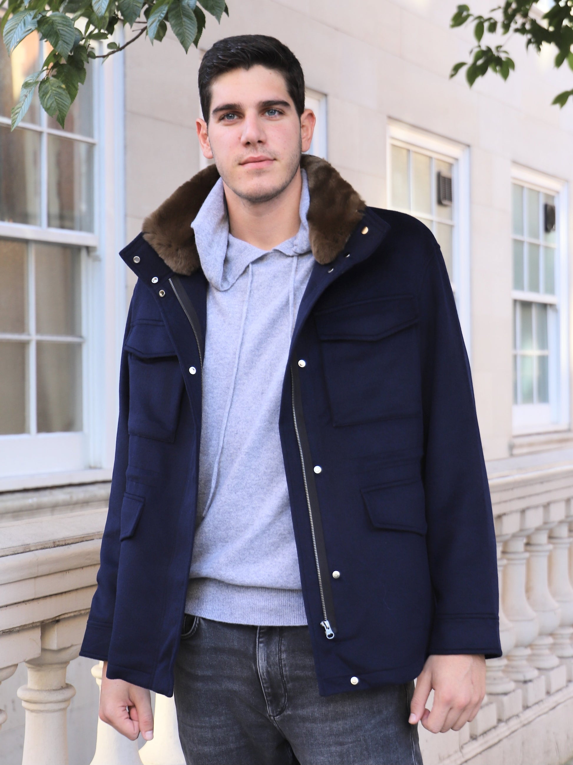 Dark Slate Gray The Mayfair Men's Jacket Navy the-mayfair-mens-jacket-navy Coat S,M,L,XL L.Cuppini