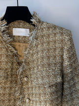 Dim Gray Blair Gold Tweed Blazer blair-gold-tweed-blazer Coat S / Gold,M / Gold,L / Gold L.Cuppini