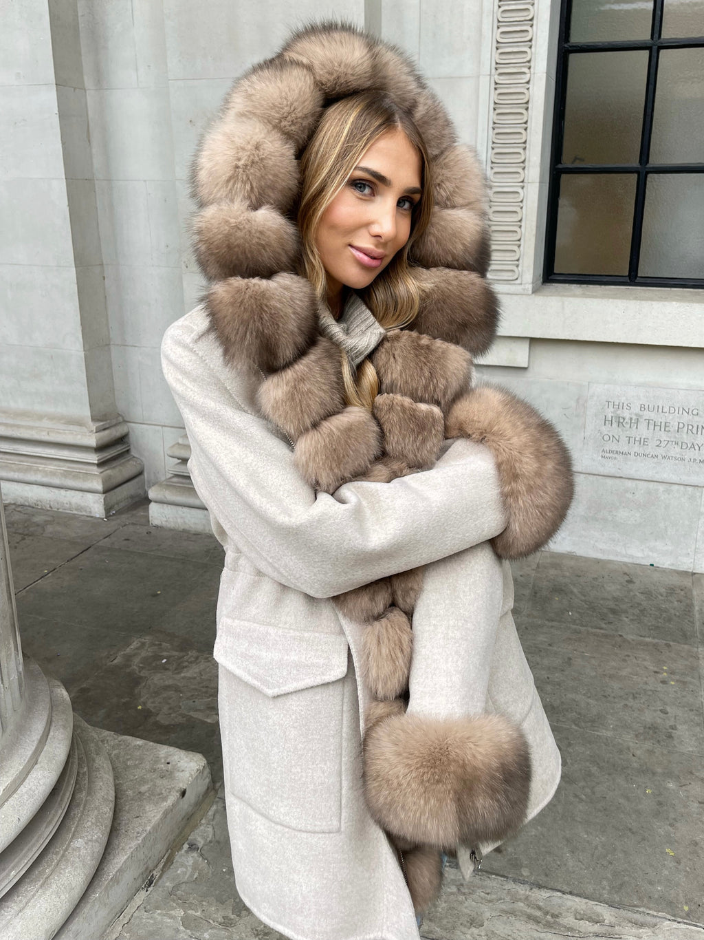 Rosy Brown Aspen Reversible Parka & Vest Light Beige aspen-reversible-coat Coat Petite/XS,S (Low in stock),M (Low in stock),L (Low in stock) L.Cuppini