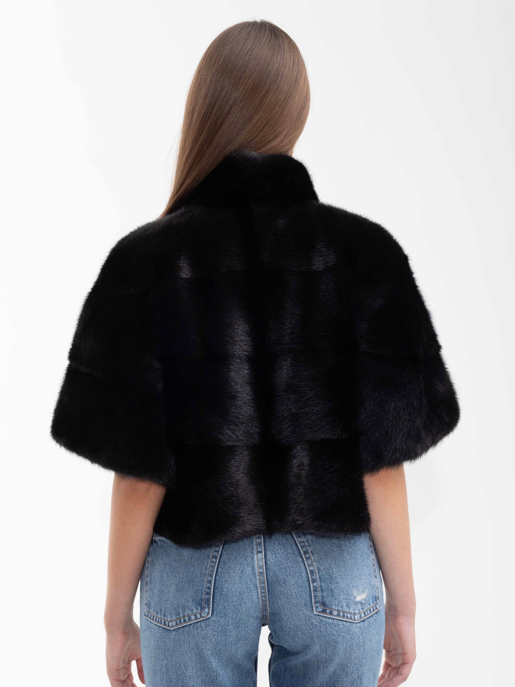 Lavender Frida Bolero Black copy-of-frida-mink-bolero-black Coat S,M,L (Ships 2-3 weeks after purchase is made) L.Cuppini