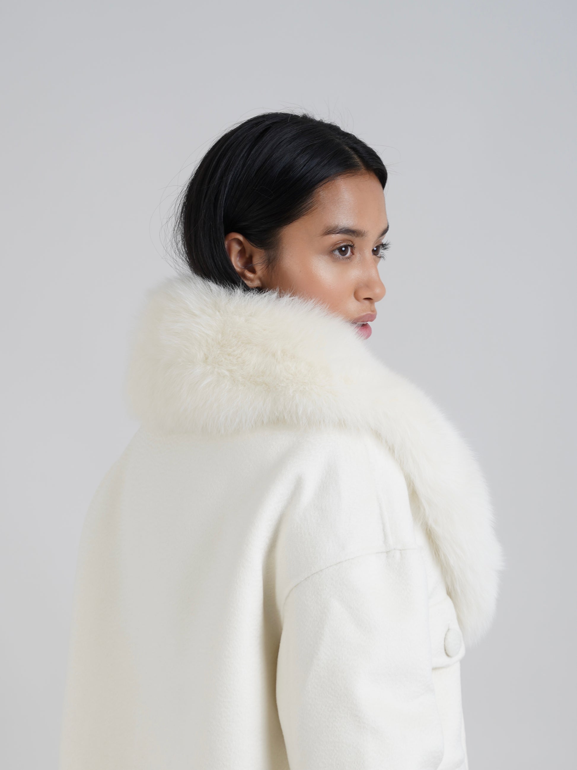 Light Gray London Cashmere Jacket White london-cashmere-jacket-white Coat XS-S,S-M,L-XL L.Cuppini