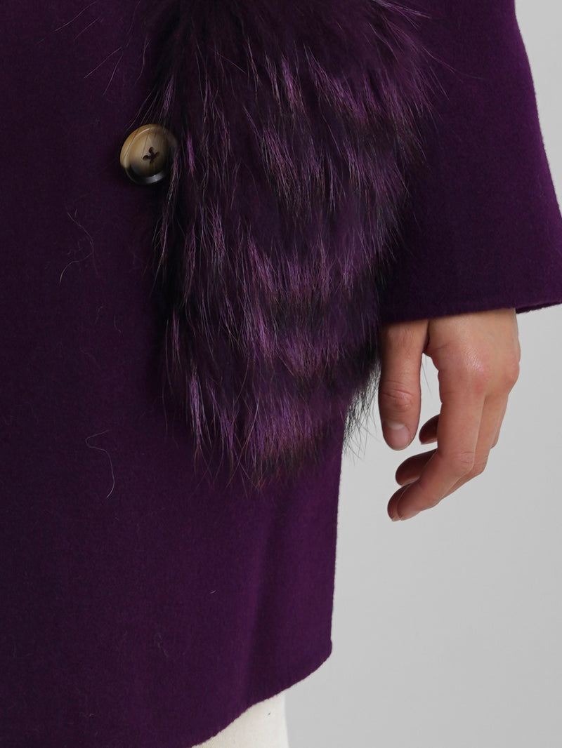 Gray Chelsea Cashmere Coat Purple chelsea-cashmere-coat-purple Coat XS-S / Purple,M-L / Purple L.Cuppini