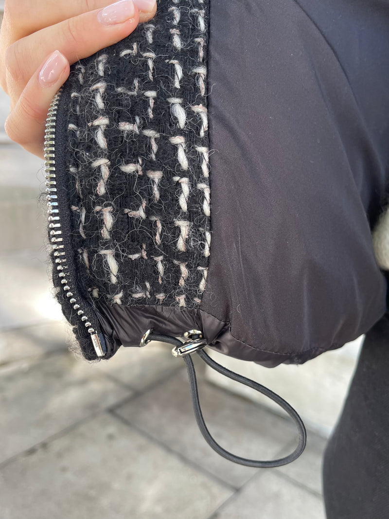 Tweed 2025 down jacket