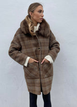 Gray Reversible Chelsea Cashmere Coat Balmoral chelsea-cashmere-coat-balmoral Coat XS-S / Balmoral,M-L / Balmoral L.Cuppini